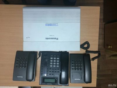 Лот: 8861015. Фото: 1. АТС Panasonic TES824 + системный... АТС