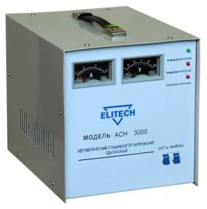 Лот: 6444331. Фото: 1. Стабилизатор ACH 3000 Elitech... Стабилизаторы напряжения, ЛАТР