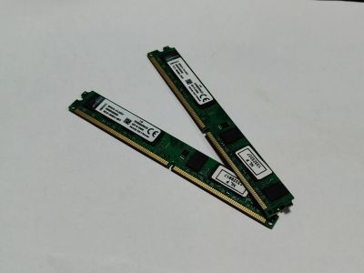 Лот: 25760874. Фото: 1. ОЗУ 4GB/800Мгц/DDR2/Kingston/2шт... Оперативная память