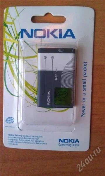 Лот: 2309381. Фото: 1. Аккумулятор bl-5c nokia 1200... Аккумуляторы
