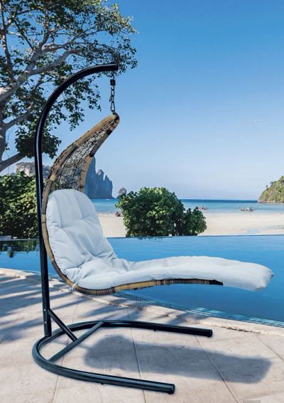 Лот: 6747749. Фото: 1. Подвесное кресло-шезлонг Relaxa. Мебель для сада, дачи