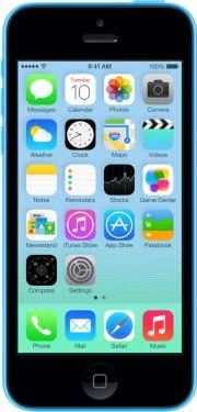 Лот: 7397428. Фото: 1. Apple iPhone 5C 16GB Blue. Смартфоны