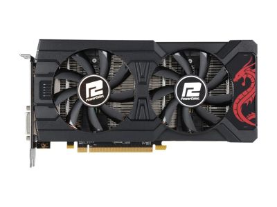 Лот: 13307154. Фото: 1. Видеокарта RX470, PowerColor Radeon... Видеокарты