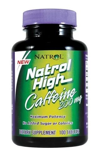 Лот: 9182450. Фото: 1. High Caffeine 200 мг. от Natrol... Спортивное питание, витамины