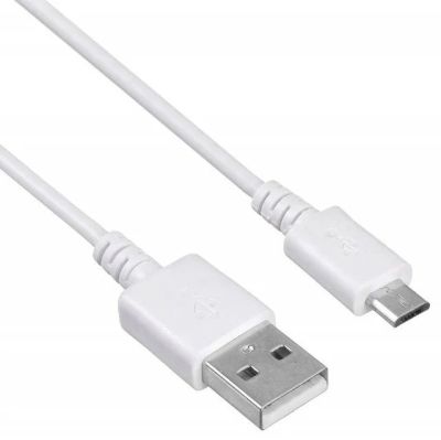 Лот: 17514617. Фото: 1. Кабель USB microUSB Белый. Зарядные устройства, блоки питания, адаптеры сетевые для смартфонов