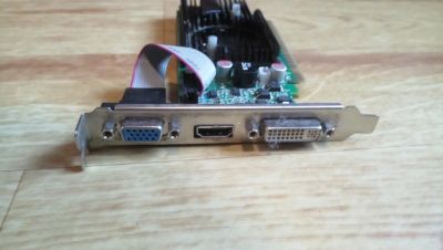Лот: 14481998. Фото: 1. Видеокарта GT520 1ГБ DDR3. Видеокарты