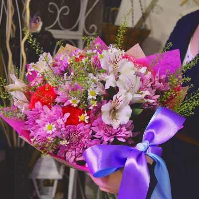 Лот: 7542582. Фото: 1. Сборный букет. Цветы на Щорса... Свежие цветы