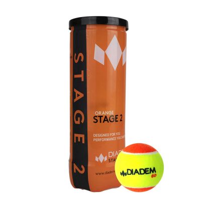 Лот: 24354770. Фото: 1. Мяч теннисный детский Diadem Stage... Мячи, ракетки, шайбы, клюшки