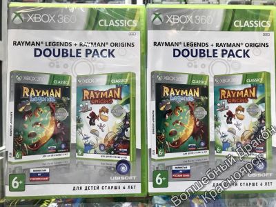 Лот: 11942297. Фото: 1. Комплект "Rayman Legends" + "Rayman... Игры для консолей