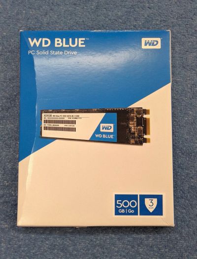 Лот: 15318764. Фото: 1. SSD WD Blue 500Gb M.2 SATA. SSD-накопители
