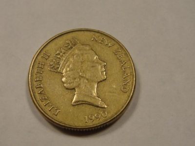 Лот: 4932075. Фото: 1. Новая зеландия 1 доллар, 1990... Австралия и Океания