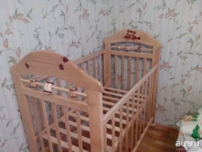 Лот: 12048445. Фото: 1. Продам детскую кроватку "Кошка... Комплекты детской мебели