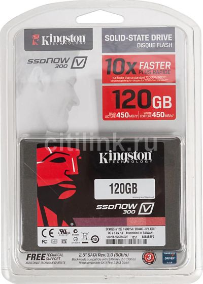 Лот: 6843150. Фото: 1. SSD 120Gb новый на гарантии. SSD-накопители
