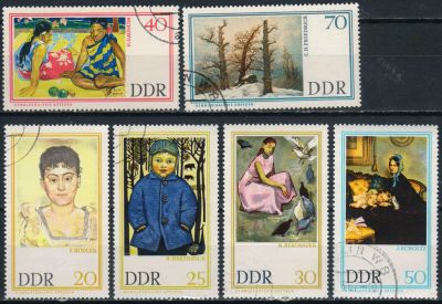 Лот: 25019818. Фото: 1. 1967. ГДР. Знаменитые картины... Марки