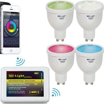 Лот: 11649346. Фото: 1. лампа Mi-Light LED GU10 JCDR... Лампочки