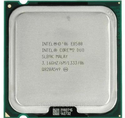 Лот: 15085950. Фото: 1. Процессор Intel Core 2 Duo E8500... Процессоры