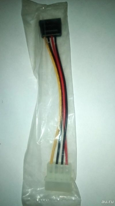 Лот: 16737083. Фото: 1. Кабель питания HAMA H-41841, Molex... Шлейфы, кабели, переходники