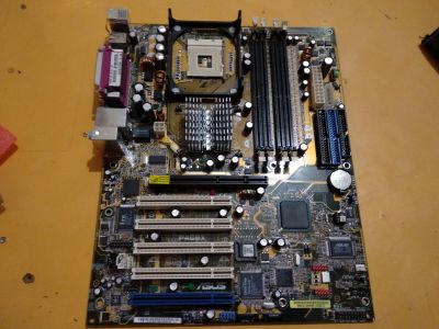 Лот: 13925662. Фото: 1. ASUS P4G8X. Материнские платы