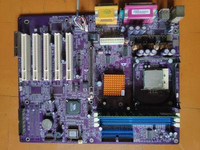 Лот: 16556928. Фото: 1. Elitegroup p4vxad + pentium 4... Комплекты запчастей