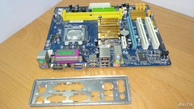 Лот: 17830985. Фото: 1. Материнская плата Gigabyte G31M-ES2L. Материнские платы