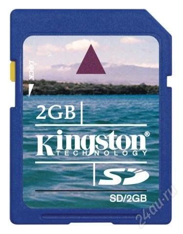 Лот: 1953167. Фото: 1. SD-карта Kingston 2GB. Карты памяти