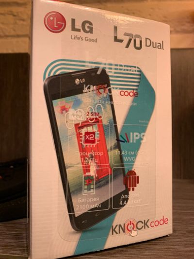 Лот: 17216893. Фото: 1. Телефон. LG L70. Читайте описание... Кнопочные мобильные телефоны