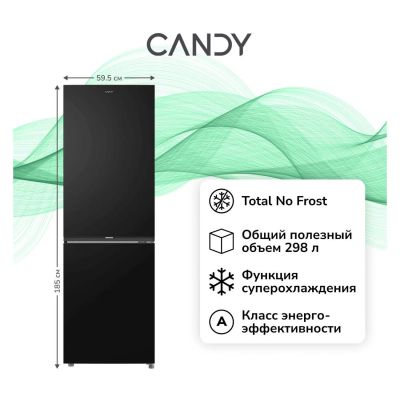 Лот: 25618258. Фото: 1. Холодильник Candy CFN6185B. Холодильники, морозильные камеры