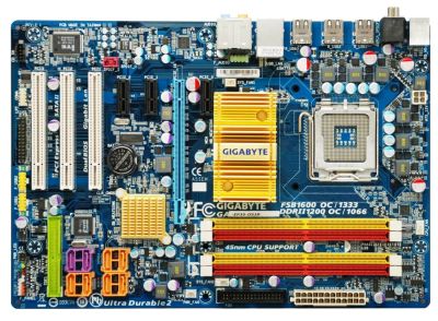 Лот: 13431928. Фото: 1. (130) GigaByte GA-EP35-DS3 (4... Материнские платы