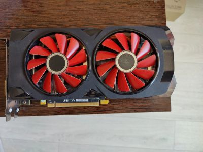 Лот: 20336219. Фото: 1. XFX AMD Radeon RX 570 Black Edition. Видеокарты