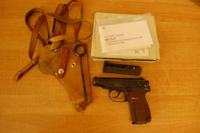 Лот: 15076296. Фото: 1. Пистолет ИЖ-79-9Т "Макарыч". Газовое, травматическое оружие