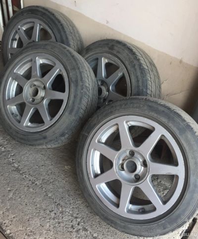 Лот: 13546821. Фото: 1. Колеса R15 4x100. Шины на дисках