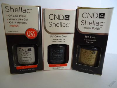 Лот: 5559901. Фото: 1. Гель - лак CND Shellac + BASE... Лак для ногтей