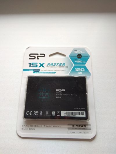 Лот: 11925747. Фото: 1. SSD диск 120 Гб Silicon Power... SSD-накопители