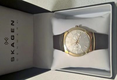 Лот: 6766898. Фото: 1. Часы Skagen! Swiss movement! В... Оригинальные наручные часы