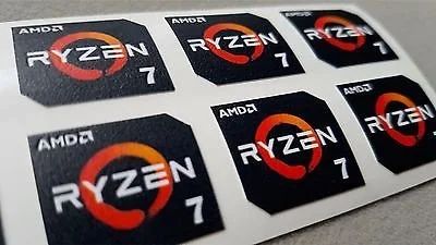 Лот: 16235645. Фото: 1. Стикер amd ryzen 7. Процессоры
