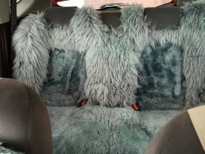 Лот: 10959280. Фото: 1. Мохнатые авточехлы. Чехлы, коврики, оплетки руля