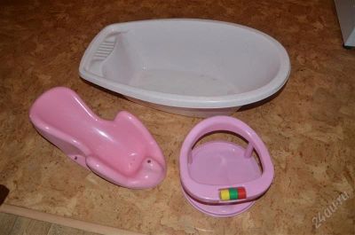 Лот: 2949683. Фото: 1. Комплект для купания Ванночка... Ванночки, сиденья, горшки