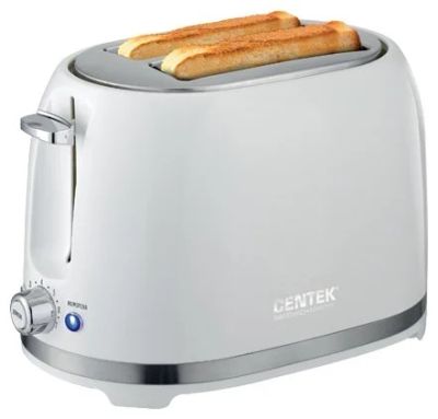 Лот: 13949326. Фото: 1. Тостер Centek СТ-1432 WHITE 850Вт... Кухонная