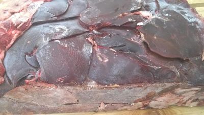 Лот: 9182503. Фото: 1. Печень свиная.Мясо для собак и... Корма