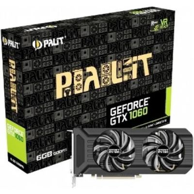 Лот: 10190965. Фото: 1. Видеокарта GTX 1060 6Gb Palit... Видеокарты