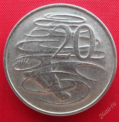 Лот: 2576514. Фото: 1. (№2108/LK) 20 центов 1967 (Австралия... Австралия и Океания