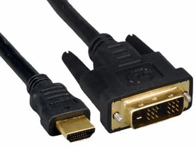 Лот: 3307604. Фото: 1. Кабель HDMI - DVI 3 метра. Шлейфы, кабели, переходники