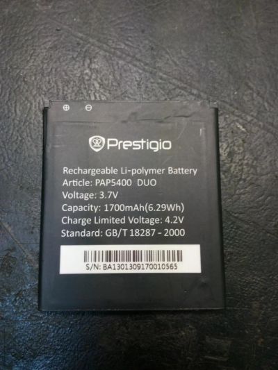 Лот: 8401392. Фото: 1. АКБ Prestigio MultiPhone PAP5400... Аккумуляторы