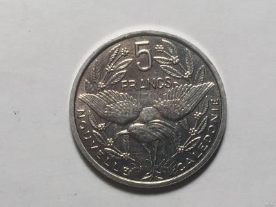 Лот: 12732598. Фото: 1. Новая Каледония, 5 франков, 1990... Австралия и Океания