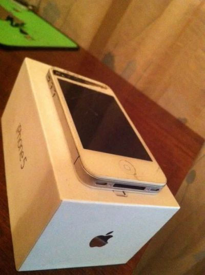 Лот: 6629596. Фото: 1. Iphone 4s 16 GB WHITE. Тэги: айфон... Смартфоны