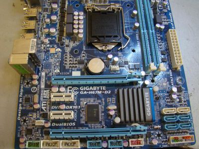 Лот: 5144093. Фото: 1. Материнская плата LGA 1155 (H2... Материнские платы