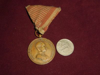 Лот: 5848041. Фото: 1. Медаль с ПМВ, 1 WK, Австро - Венгрия... Другое (военная атрибутика)