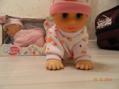 Лот: 4879353. Фото: 1. Кукла-пупс (остался в голубом... Куклы и аксессуары
