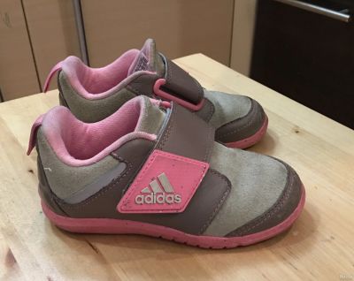 Лот: 13562412. Фото: 1. Кросовки замша+кожа Adidas 25... Кеды, кроссовки