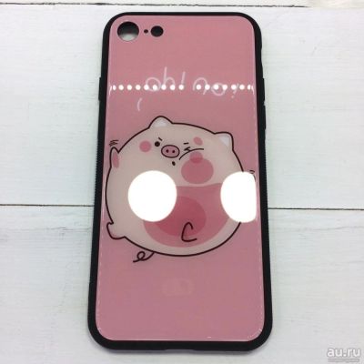 Лот: 12264607. Фото: 1. Чехол для iPhone 7/8 Стеклянная... Чехлы, бамперы